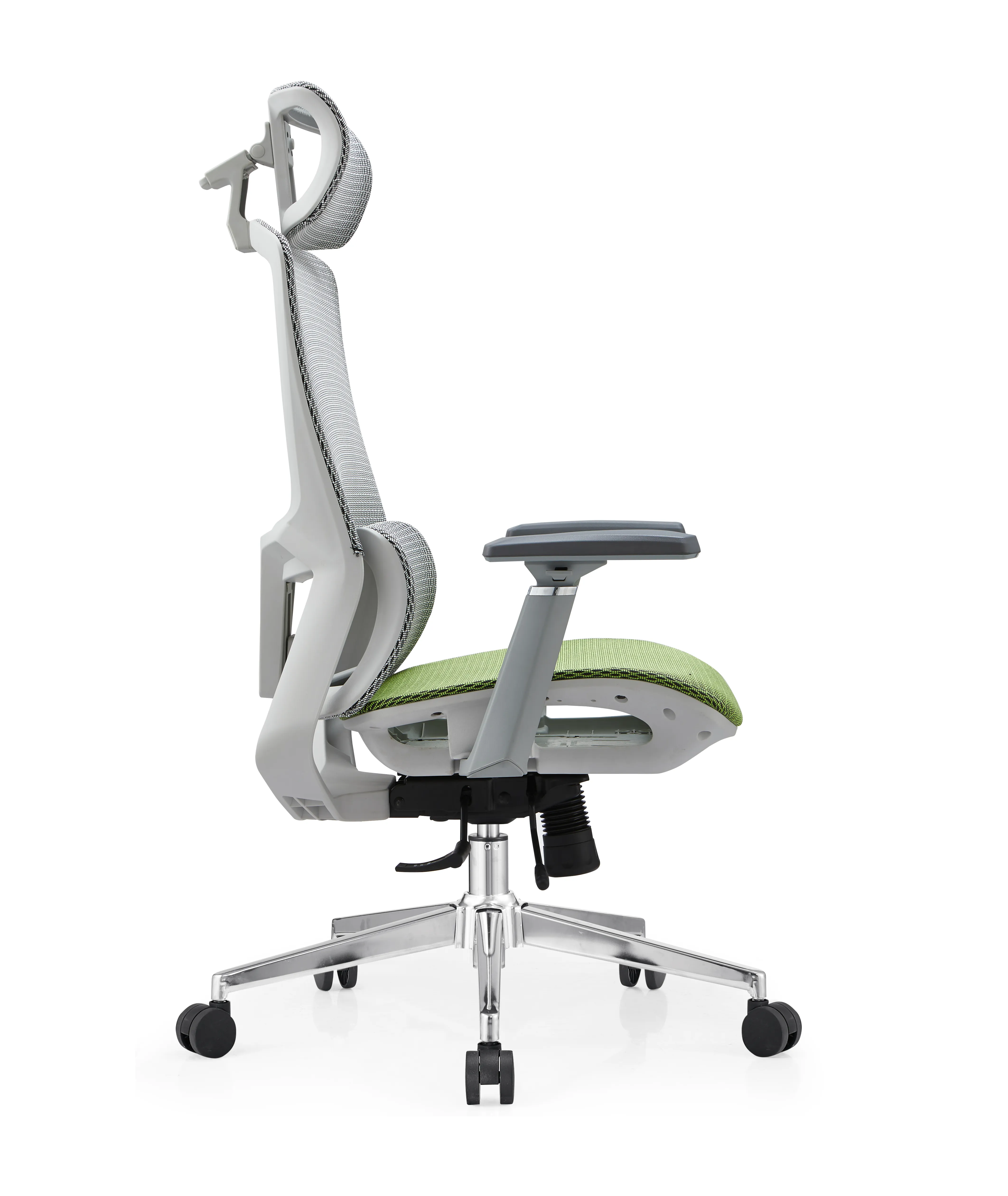 white mesh office chair