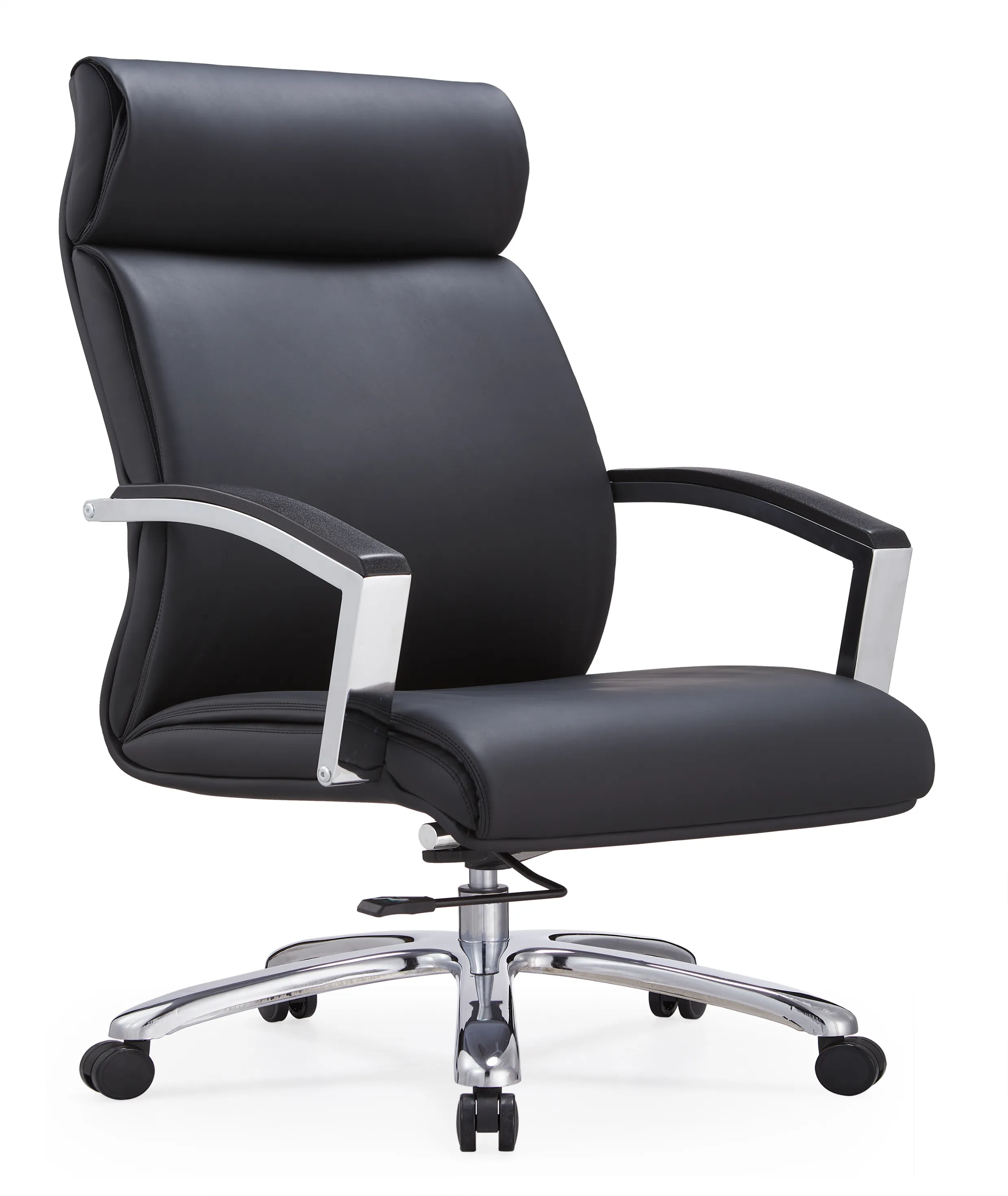 fine-polished electroplated armrests with padded caps