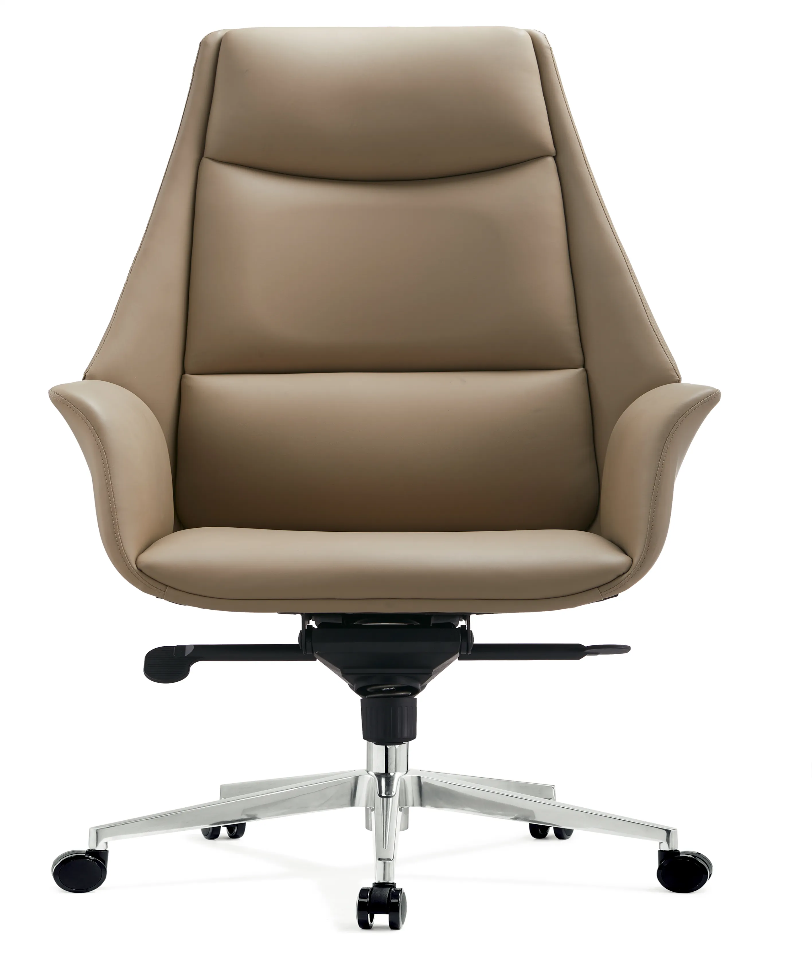 brown leather chair