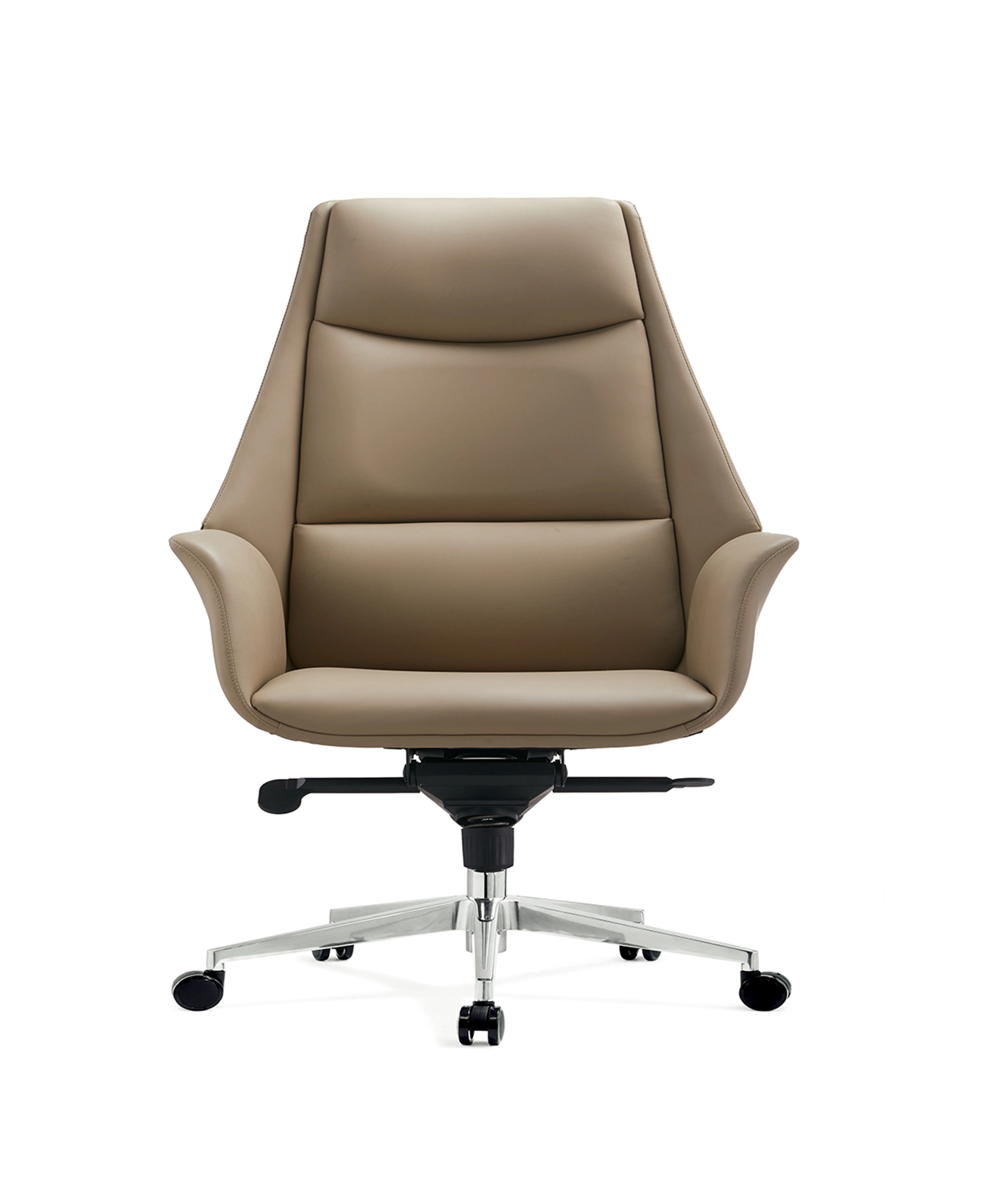 brown leather chair