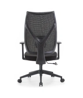Black office mesh chair